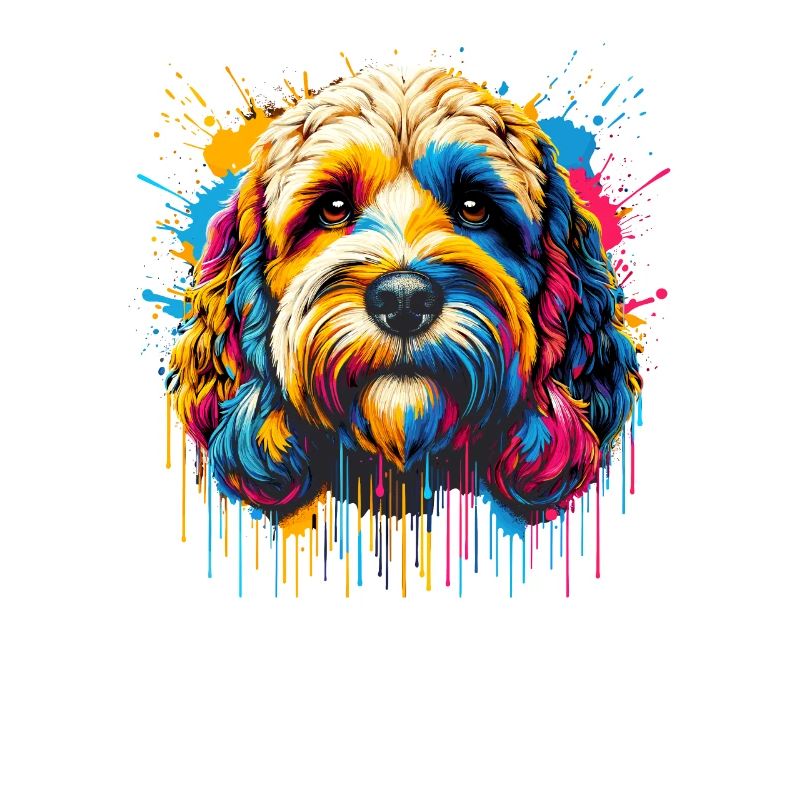 Splash Art Cockapoo Cockapoos Cockerpoo