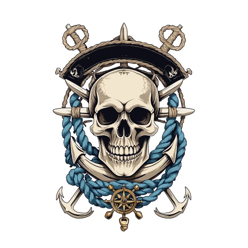 Costume de Pirate Drapeau Drapeau Jolly Roger