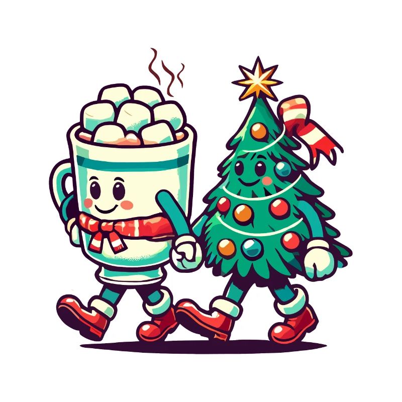 Joyeux Noël Style Rétro
