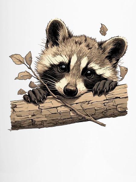 Waschbären Waschbär