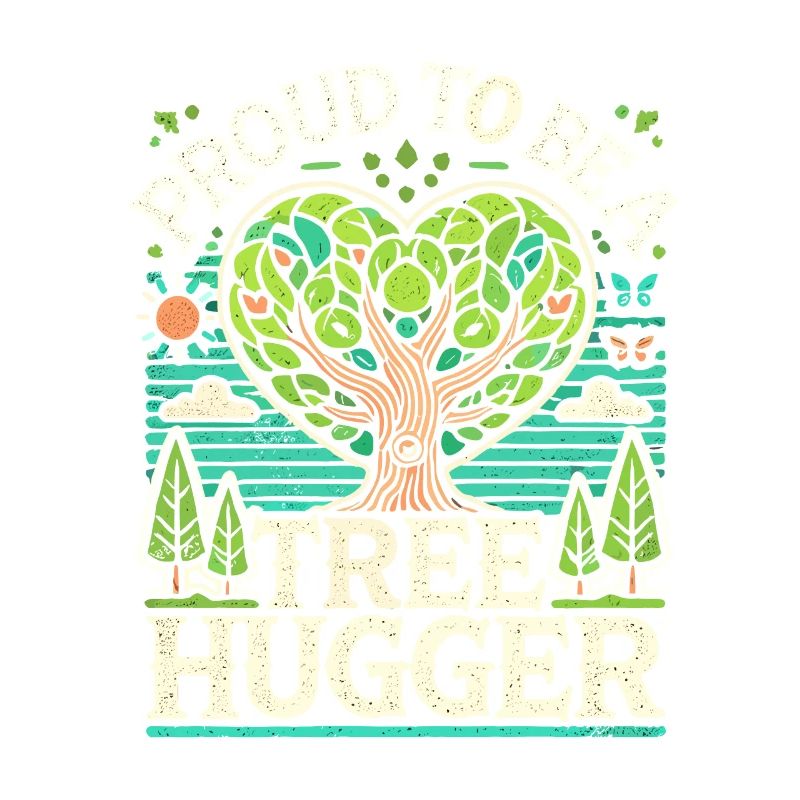 Stolz, ein Baumumarmer zu sein