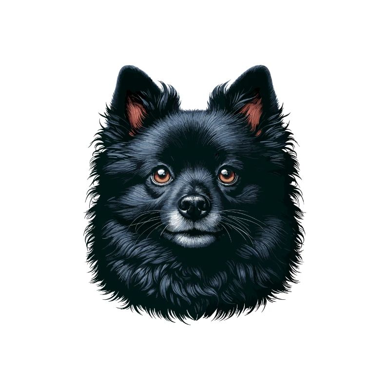 Hundegesicht - Schipperke