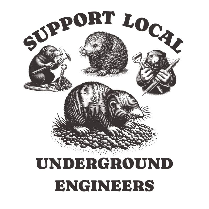 Mole Love Support Local underground engineers