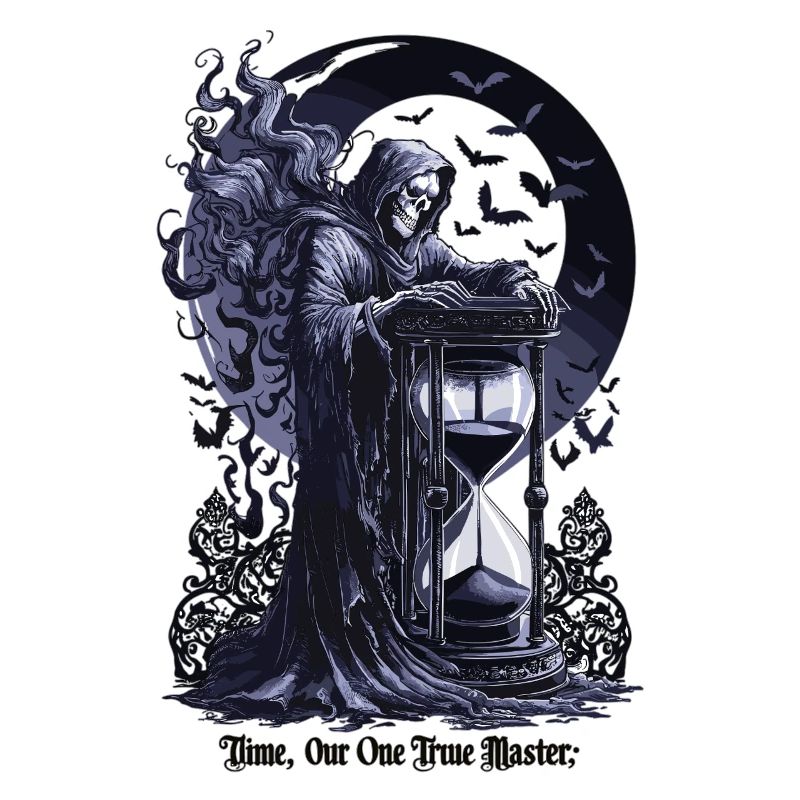 Grim Reaper with Hourglass – Time Our True Master