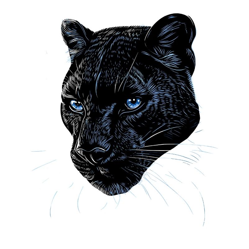 Panthère Léopard Grand Chat Mignon Gros Chat Panter