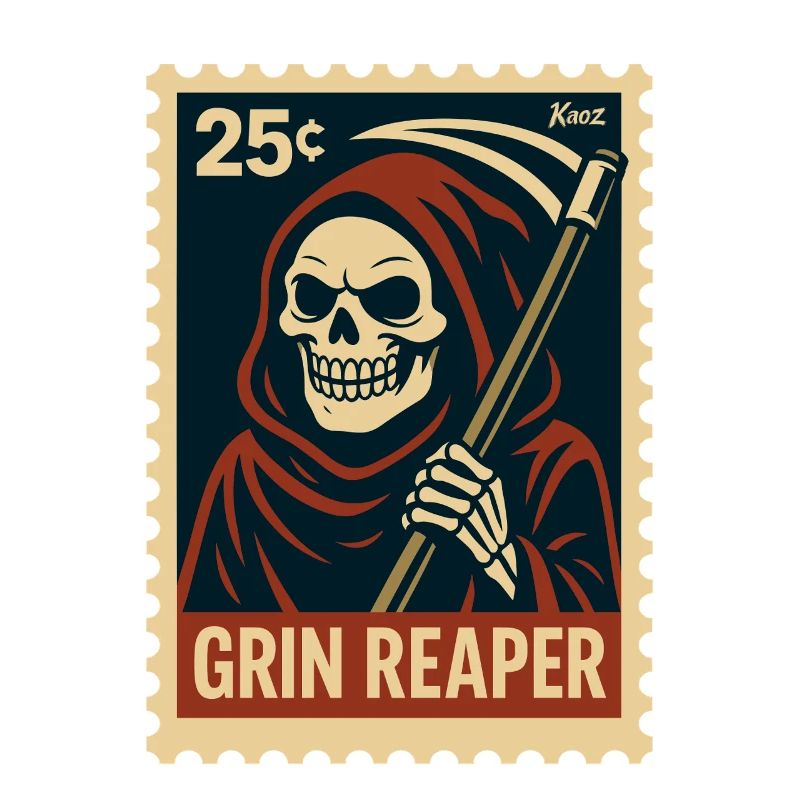 Der grinsende Sensenmann