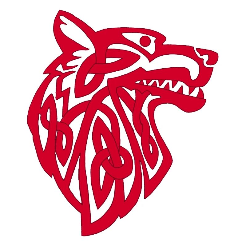 Wikinger Roter Wolf