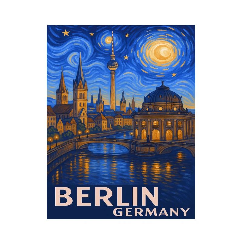 Berlin Nachthimmel Stadtmotiv