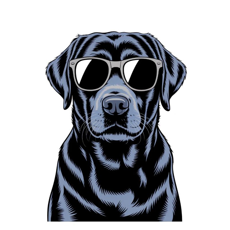Schwarzer Labrador