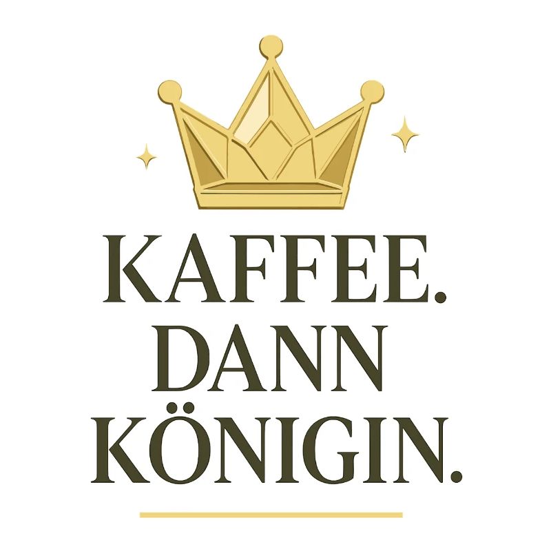 kaffee dann königin, kaffeekrone