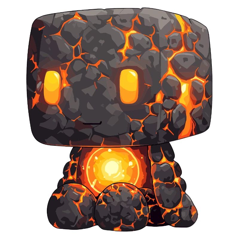 Lava Golem Flammstein Stil