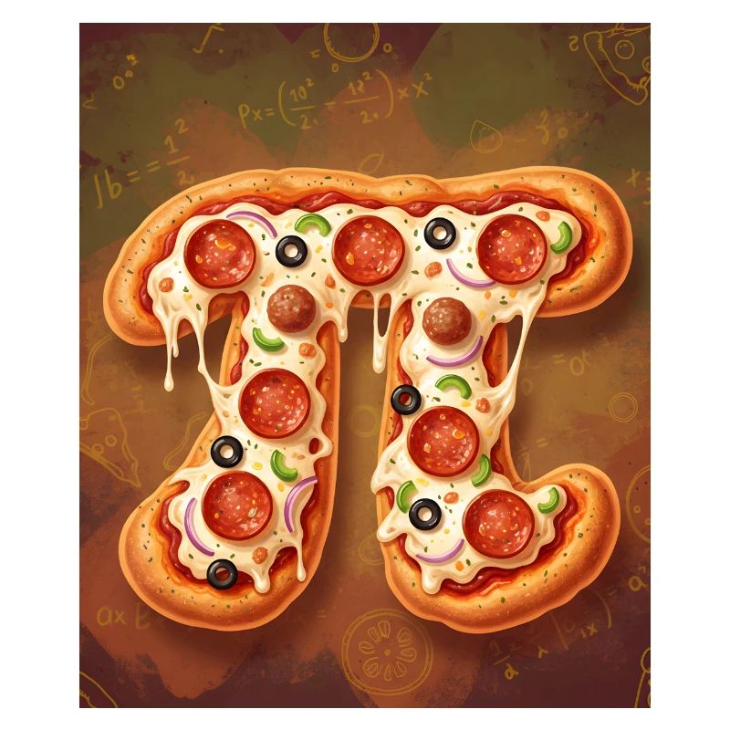 Pizza forme de pi