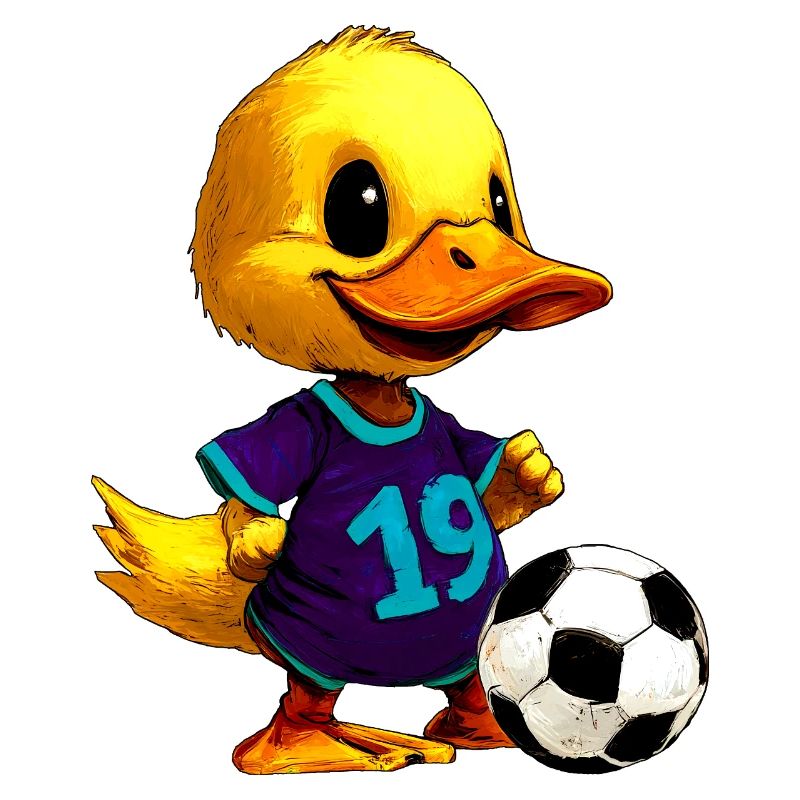 Entchen Fussball