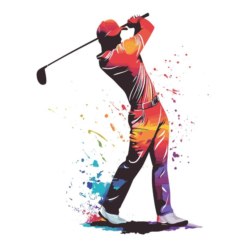 Golfer-Silhouette