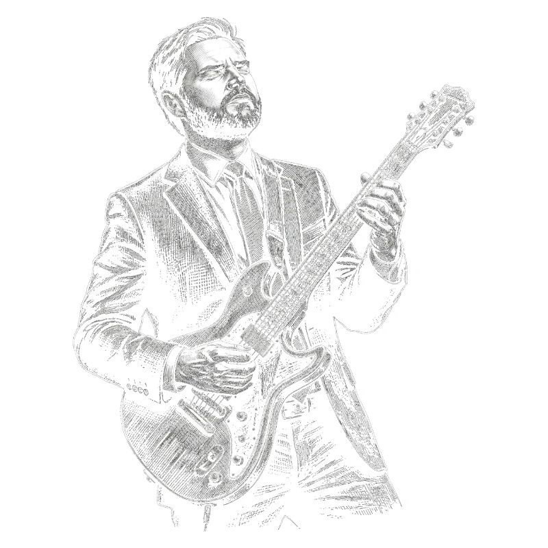 JD Vance plays guitar