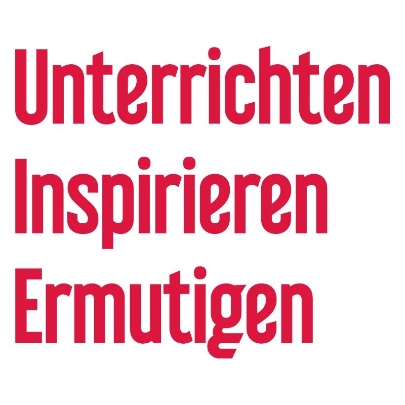 Teaching Inspiring Encouraging