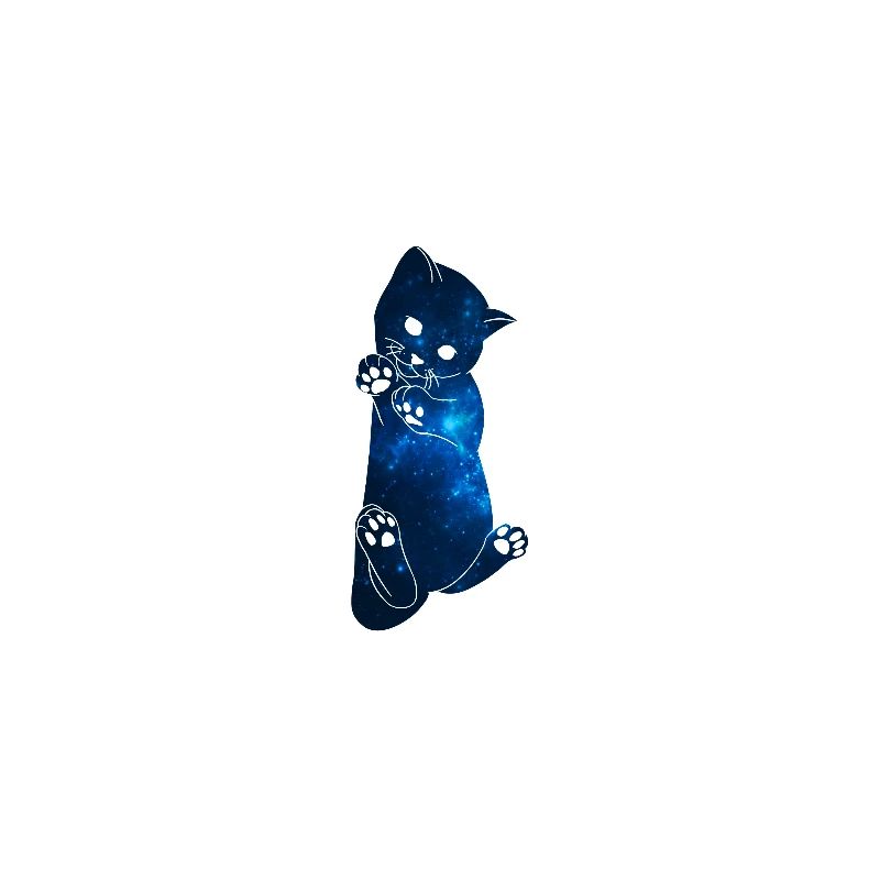 Galaxy Katze [Blau]
