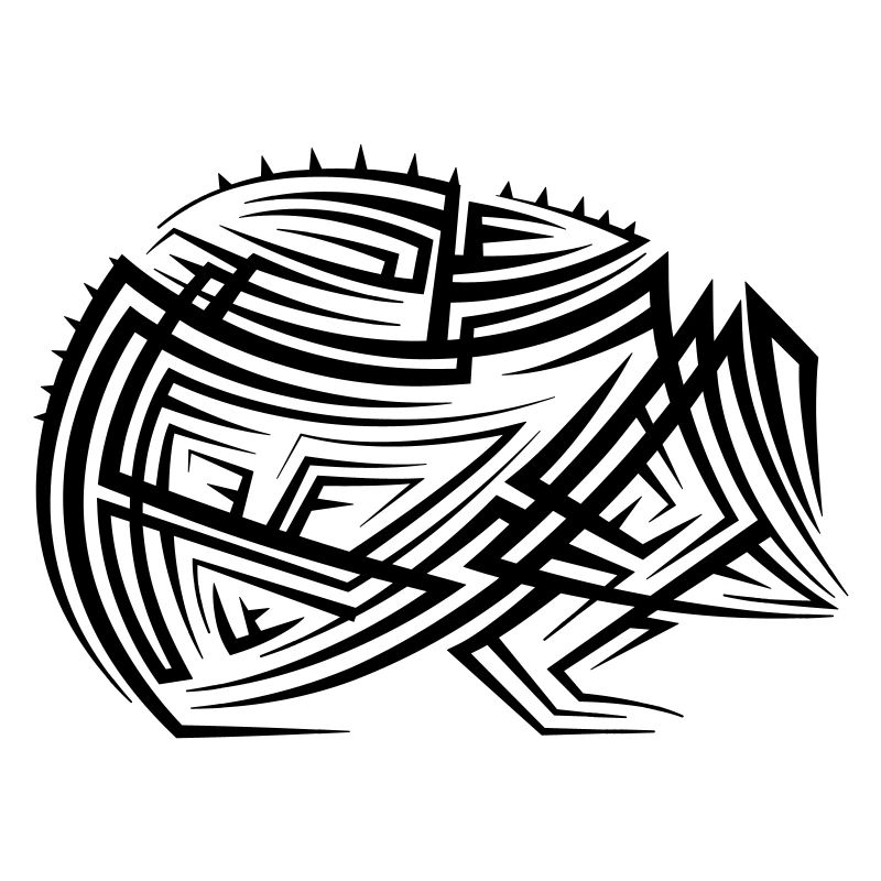 Igel Tribal Tattoo