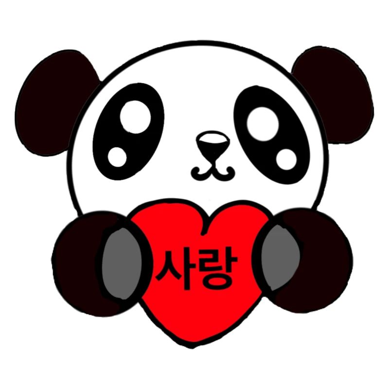 panda Saint-Valentin