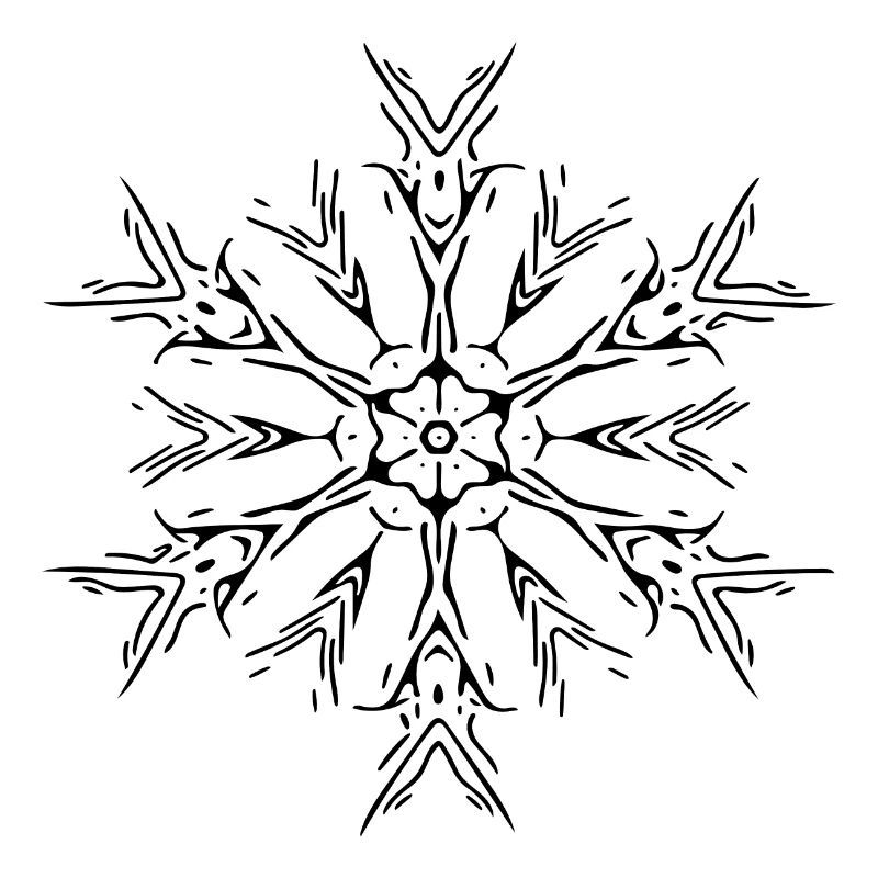 Mandala Lines Abstract Shape Pattern