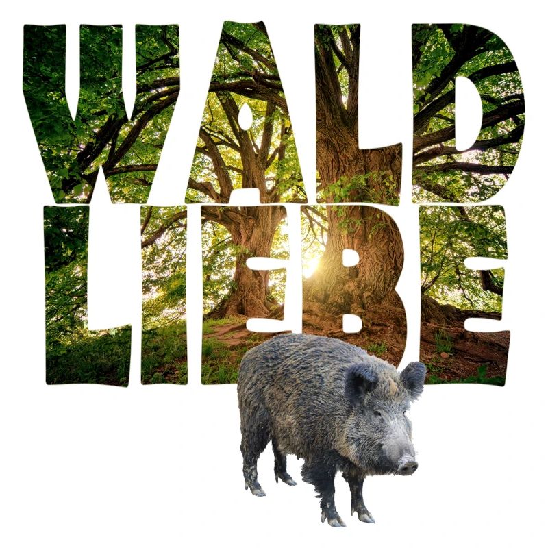 waldliebe mit wildschwein