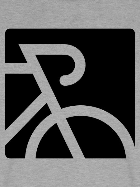 Stilisiertes Rennrad mit Dropbar