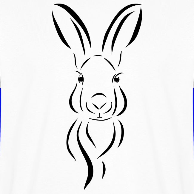 Hase Kopf Illustrartion Feldhase Löffel