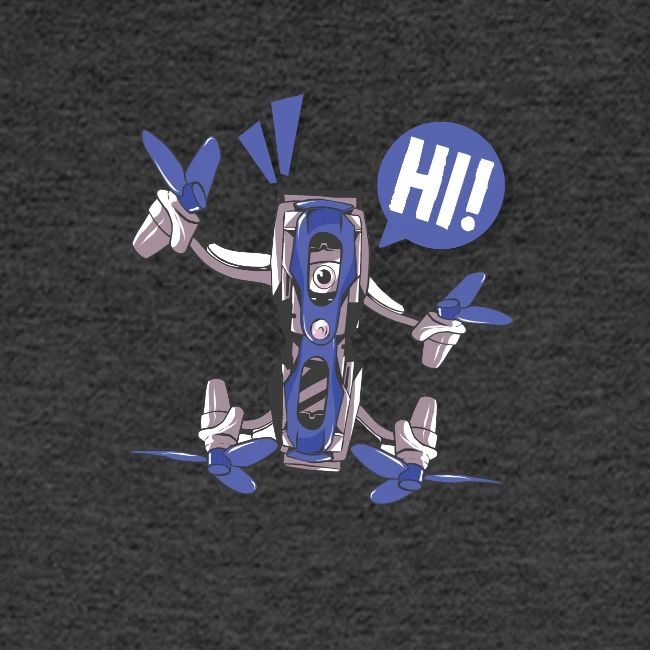 Quadcopter Robot Says "Hi"