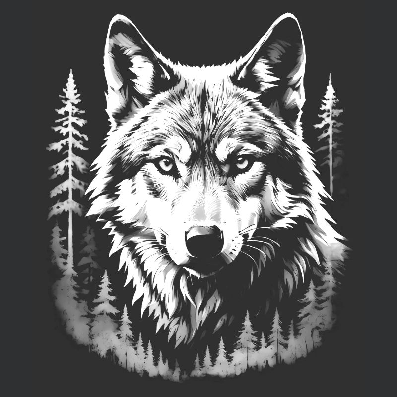 Wolf, Wald