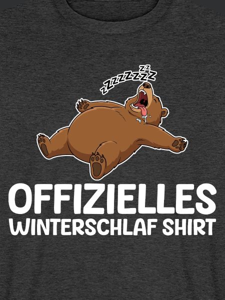 Winterschlaf Modus Bär Lustig Langschläfer