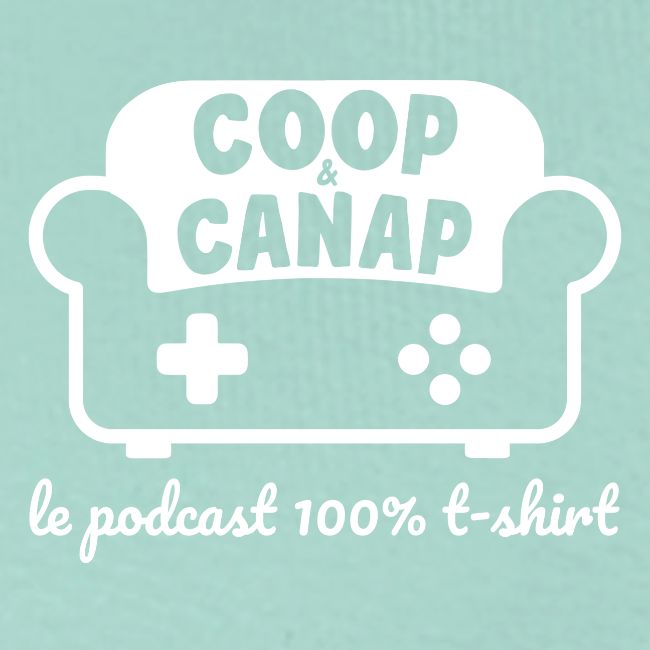 "Le Podcast 100% t-shirt" - logo blanc