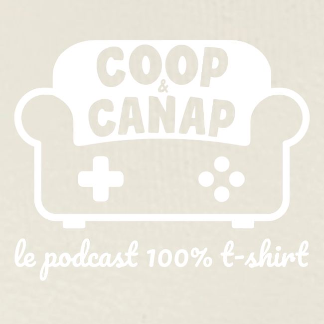 "Le Podcast 100% t-shirt" - logo blanc