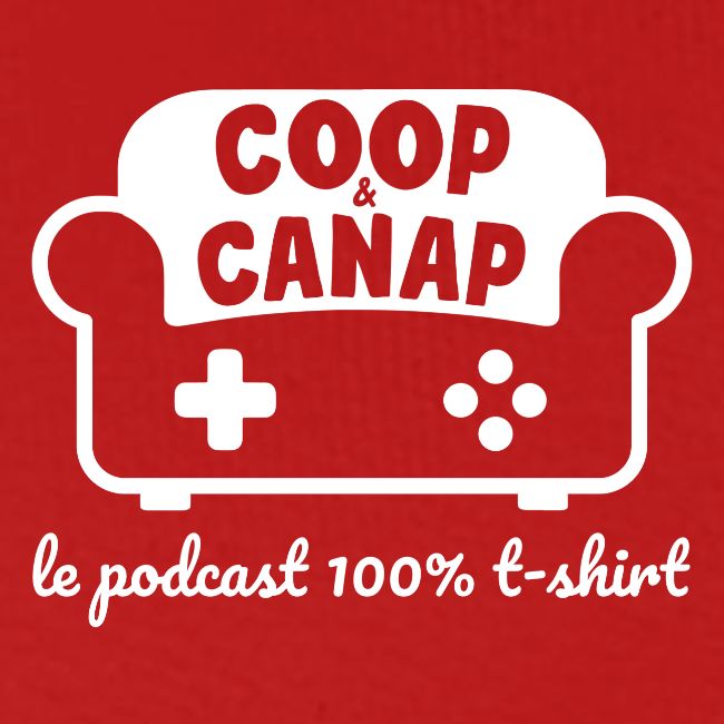 "Le Podcast 100% t-shirt" - logo blanc