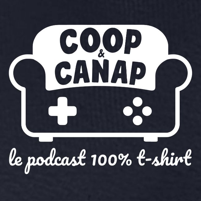 "Le Podcast 100% t-shirt" - logo blanc