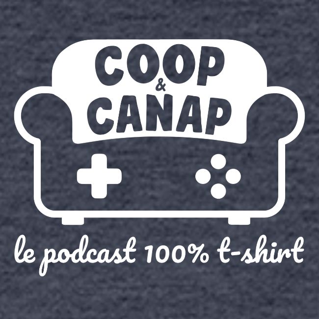 "Le Podcast 100% t-shirt" - logo blanc