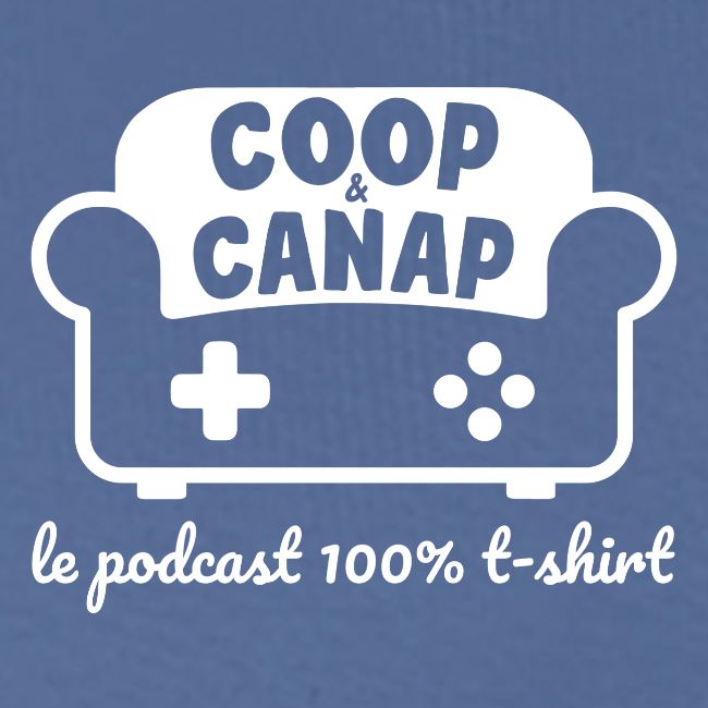 "Le Podcast 100% t-shirt" - logo blanc