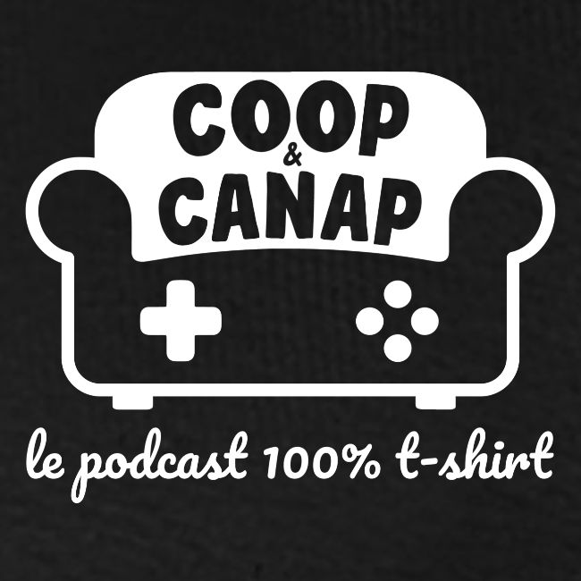 "Le Podcast 100% t-shirt" - logo blanc