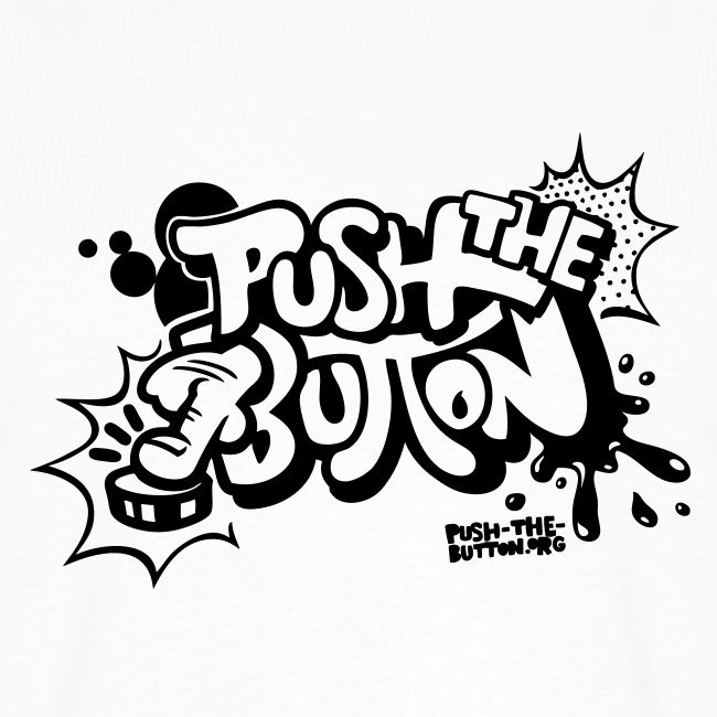 push the button comic style