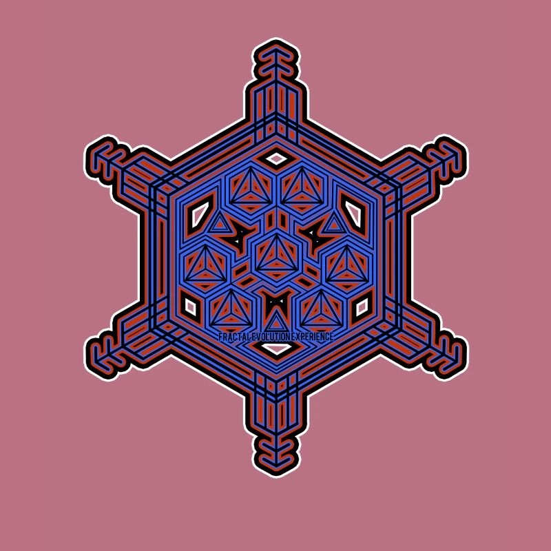 Fraktal Evolution Experience Stern Hexagon Muster