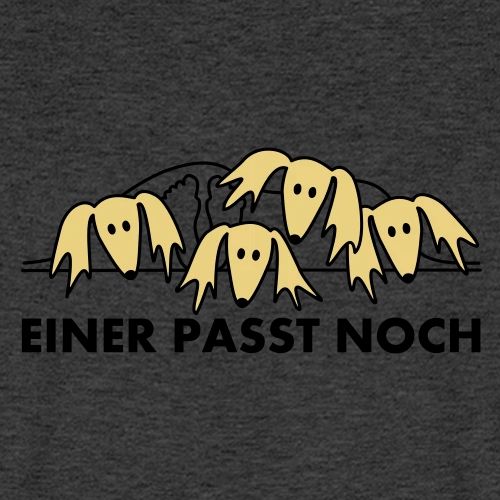Salukis, einer paßt noch - Ekologisk premium-T-shirt herr
