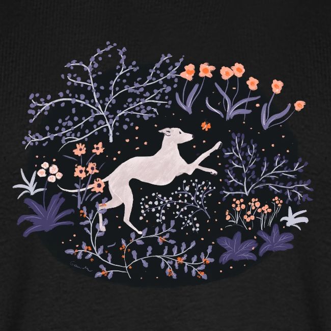 Windhund im Traumwald