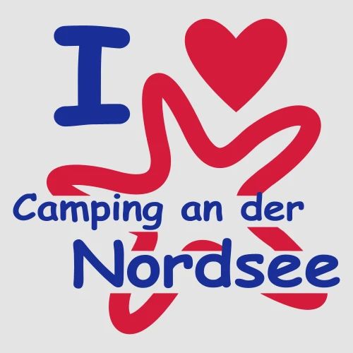 Camping an der Nordsee - Männer Premium Bio T-Shirt