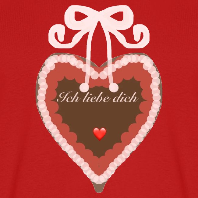 Lebkuchenherz ich liebe dich