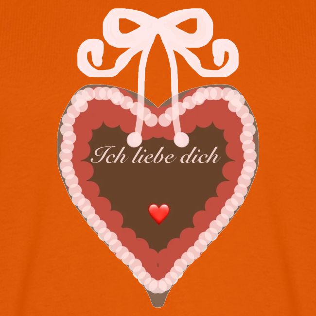 Lebkuchenherz ich liebe dich