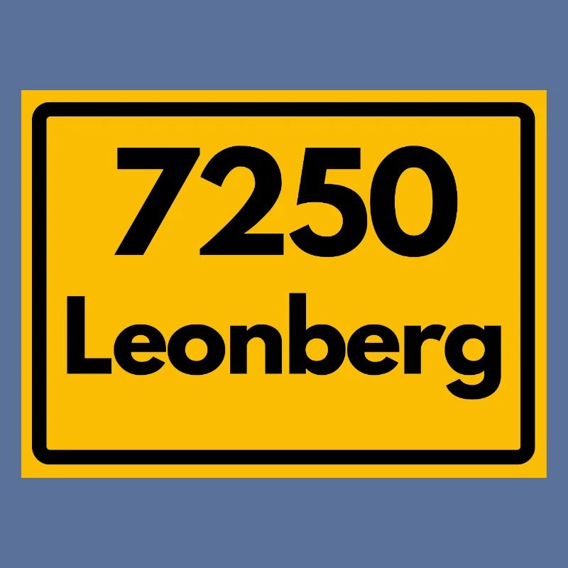 ANCIEN CODE POSTAL RÉTRO 7250 LEONBERG HEIMAT