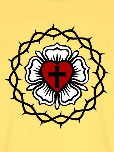 Lutherische Rose und Dornenkrone