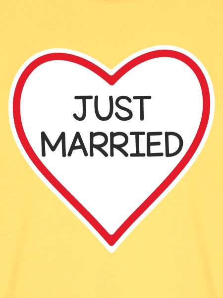 Herzbanner Just Verheiratet