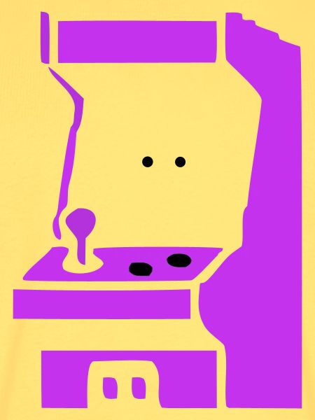  Spielautomat Arcade Silhouette