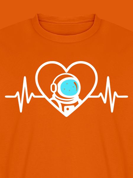 Astronaut Heart Cosmos Weltraumhelm