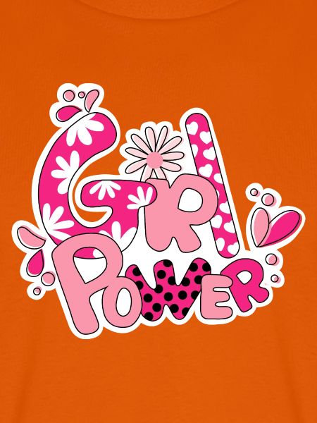 Mädchen-Flower-Power